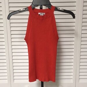 Bar III, Red Orange, Tank Top (S)